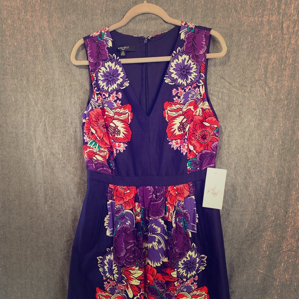 !!NWT!! NineWest Fit & Flare Dress SZ 12